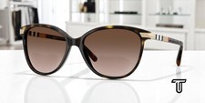 BURBERRY BE4216 300213 Dark Havana Brown Gradient 57 mm Women's Sunglasses