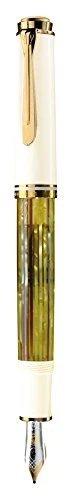 Pelican Fountain Pen F Fine White Tortoise Suberen M400
