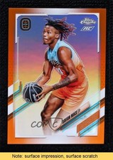 2021 Chrome OTE Overtime Elite Orange Refractor 11/25 Davion Mace #37 READ 02v3