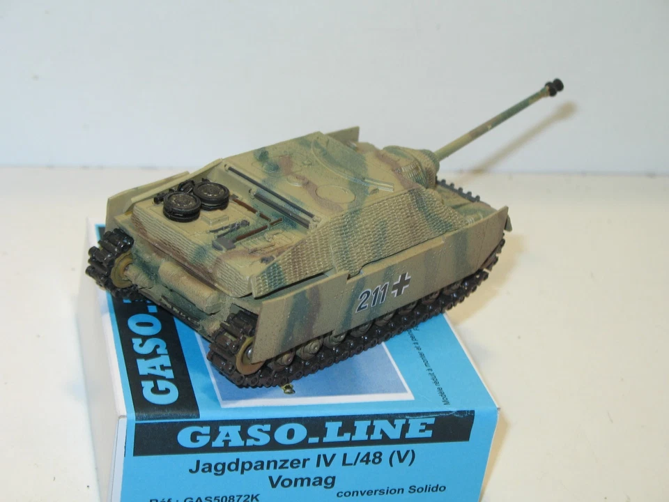 SOLIDO, German Jagdpanzer L/48 Military Camo Gasoline Line - Image 3 of 3