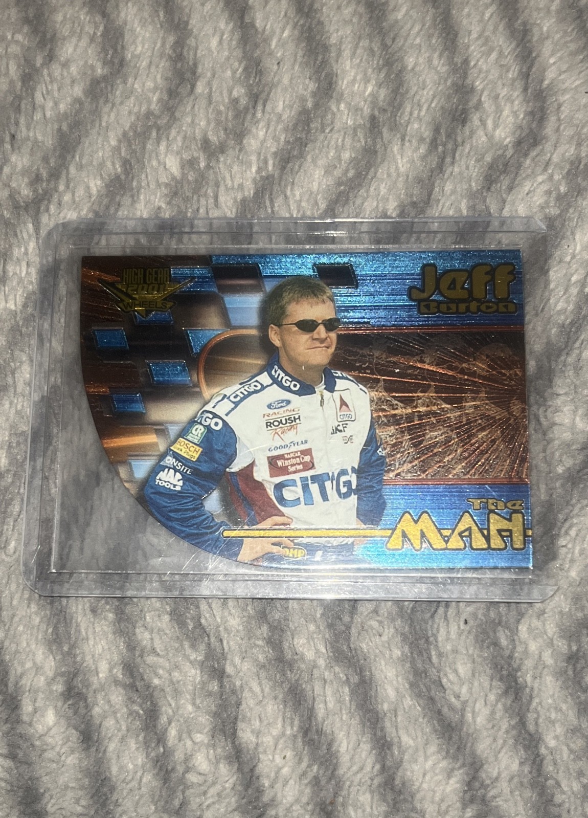 2001 Wheels High Gear - Man and Machine Jeff Burton #MM-8A The Man