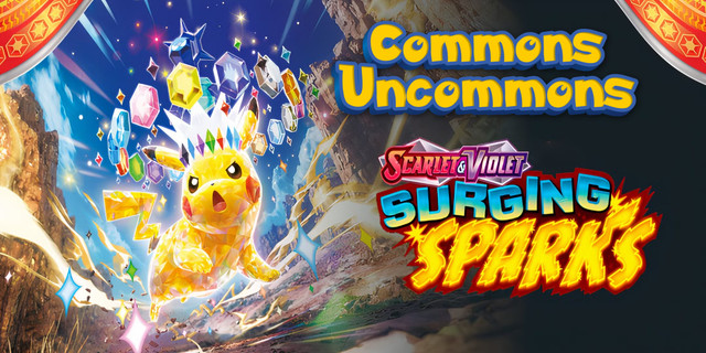 Pokemon TCG Surging Sparks - Choose Your Card! Common Uncommon NM/M
