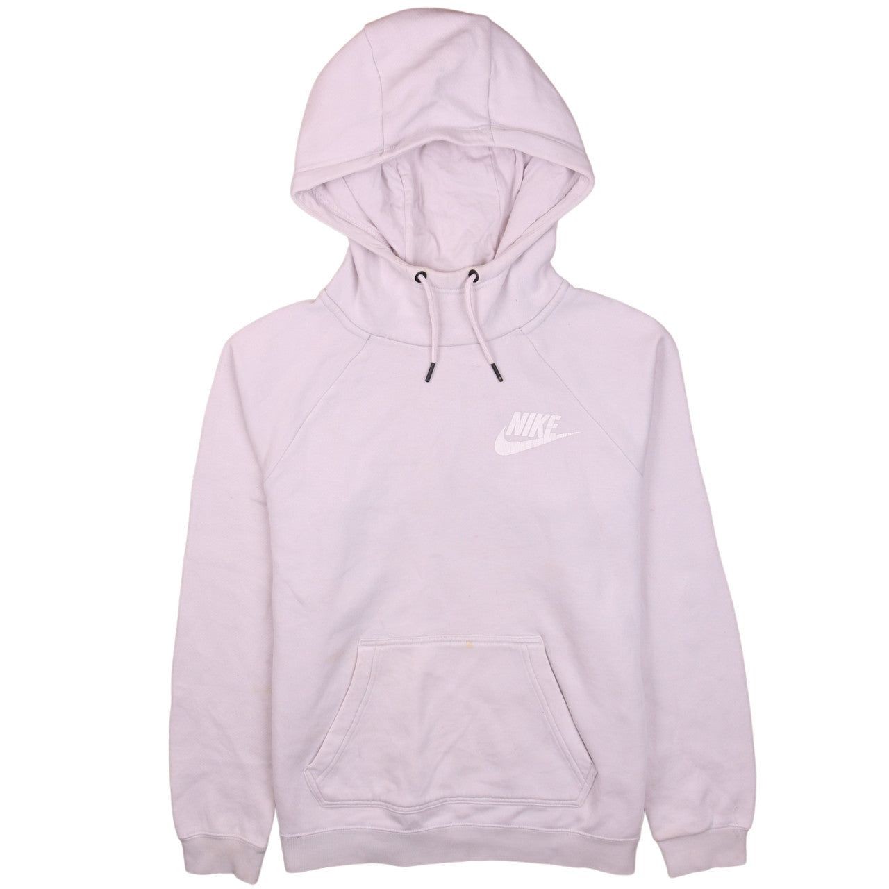 Nike White Hoodie Mens S