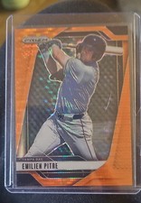 2025 Panini Prizm - Emilien Pitre, Emilien Pitre #79 Orange Pulsar Prizm /399...