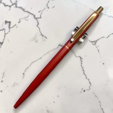 Montblanc Noblesse Ballpoint Pen Matte Burgundy Bordeaux Red Gold