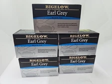 Bigelow Earl Grey Black Tea 20 Tea Bags Ea.(5 Boxes) Exp.09/27