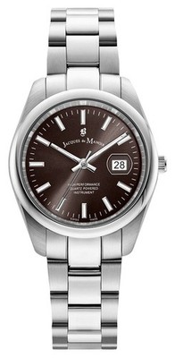 Jacques Du Manoir Allure (32mm) Brown Sunray Dial / Stainless Steel JWL03803