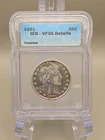 1901 Barber Half Dollar 50C ICG VF35