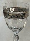Pair of vintage Italian Louis XVI wine goblets with silver band — photo 2