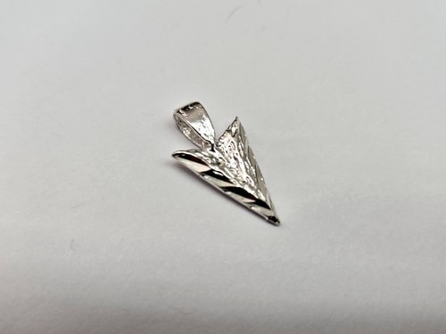 925 Sterling Silver Arrowhead Pendant Excellent Quality 5/8 (16mm) Inch Tall