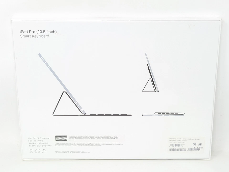 Apple iPad Smart Keyboard MPTL2LL/A for 8th / 7th / Pro 10.5" / Air 3rd SEALED - Image 2 of 4
