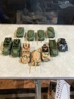 Lot Of 11 Hot wheels Vintage Military Vehicles