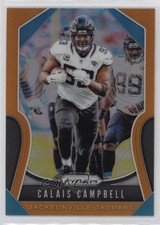 2019 Panini Prizm Orange Prizm 104/249 Calais Campbell #156 v9t