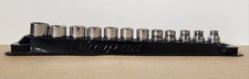 Snap On 212FSMY 12 Pc 3/8" Drive 6 Point Metric Flank Drive Shallow Socket Set