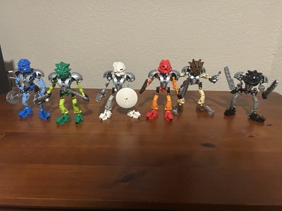 2002 LEGO Bionicle Toa Nuva Lot 8566-8572 Complete Set