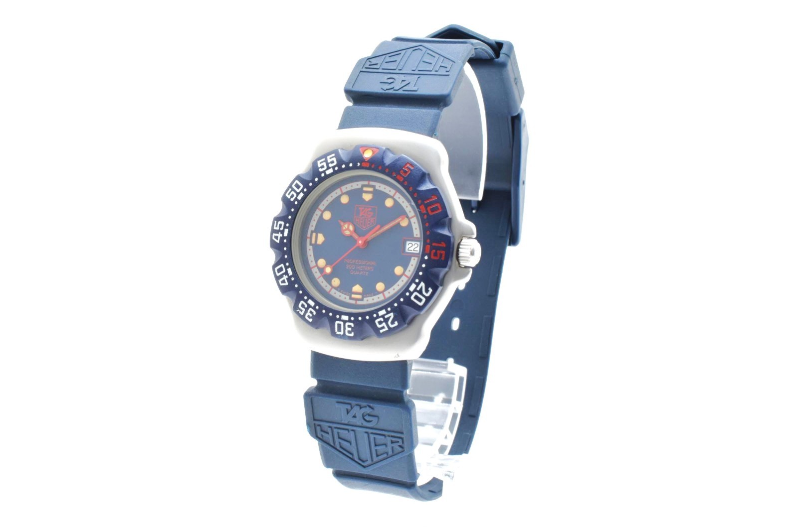 [Near MINT] TAG Heuer Formula 1 WA1210 Blue Dial 34mm Diver Quartz Men’s Watch image 5