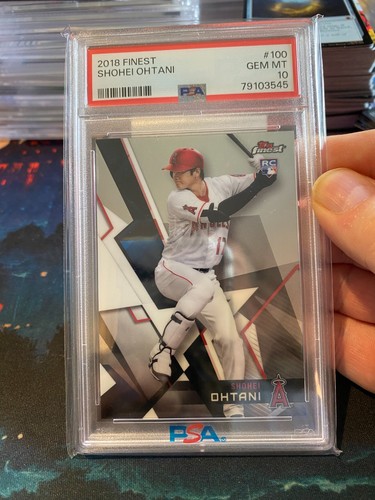 2018 Finest Shohei Ohtani PSA 10