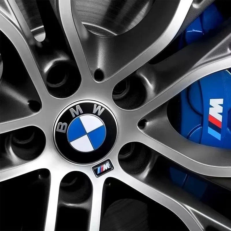 STEMMA M SPORT PER CERCHI RUOTA BMW COMPATIBILE ADESIVO NERO LOGO FREGIO 4 PEZZI - Imagen 2 de 3