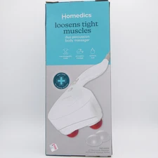 Homedics Duo Percussion Body Massager w/ Heat & 2 Pairs Interchangeable Nodes
