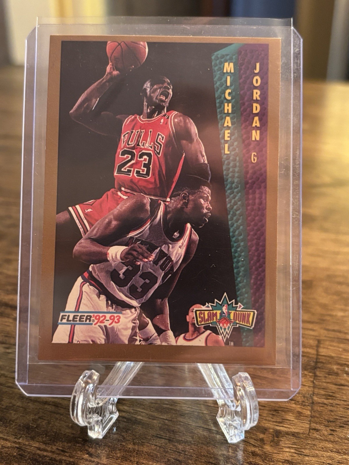 1992-93 Fleer - Michael Jordan #273 Slam Dunk Chicago Bulls Basketball