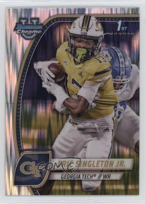 2024 Bowman U Chrome Stealth Refractor Eric Singleton Jr #71 1gx0