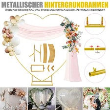 XXL Hochzeit Bogen Metall Traubogen Herz Hintergrund Ballon Deko Hochzeitsbogen