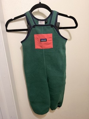 Vintage Patagonia Fleece Overalls Bib Size 2t rare Great condition Patagonia 