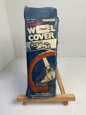 Vintage Steering Wheel Cover Lace-on Brown Nos 14-16 W Box