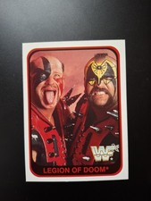 Legion of Doom Road Warriors 1991 Merlin Card 112 WWE WWF Wrestling German