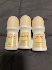 Avon Candid Roll On Anti Perspirant Deodorant 2.6 Fl Oz Bottle 3 
