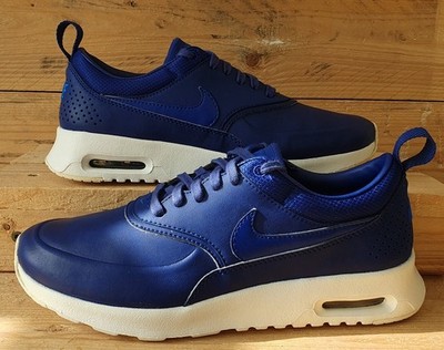 Nike Air Max Thea Premium Leather Trainers UK4/US6.5/E37.5 616723-400 Blue/White
