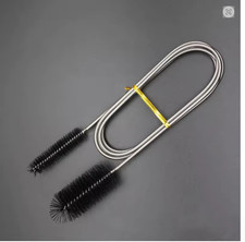 Flexible Drain Pipe Cleaning Brush, Long Tube Cleaner for Aquarium Shower Fridge