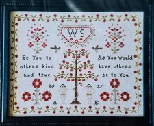 New Pineberry Lane KIND & TRUE Cross Stitch Pattern Chart