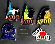 Perfume_ Avon _France _England _Spain __Lot of 5 Pins*
