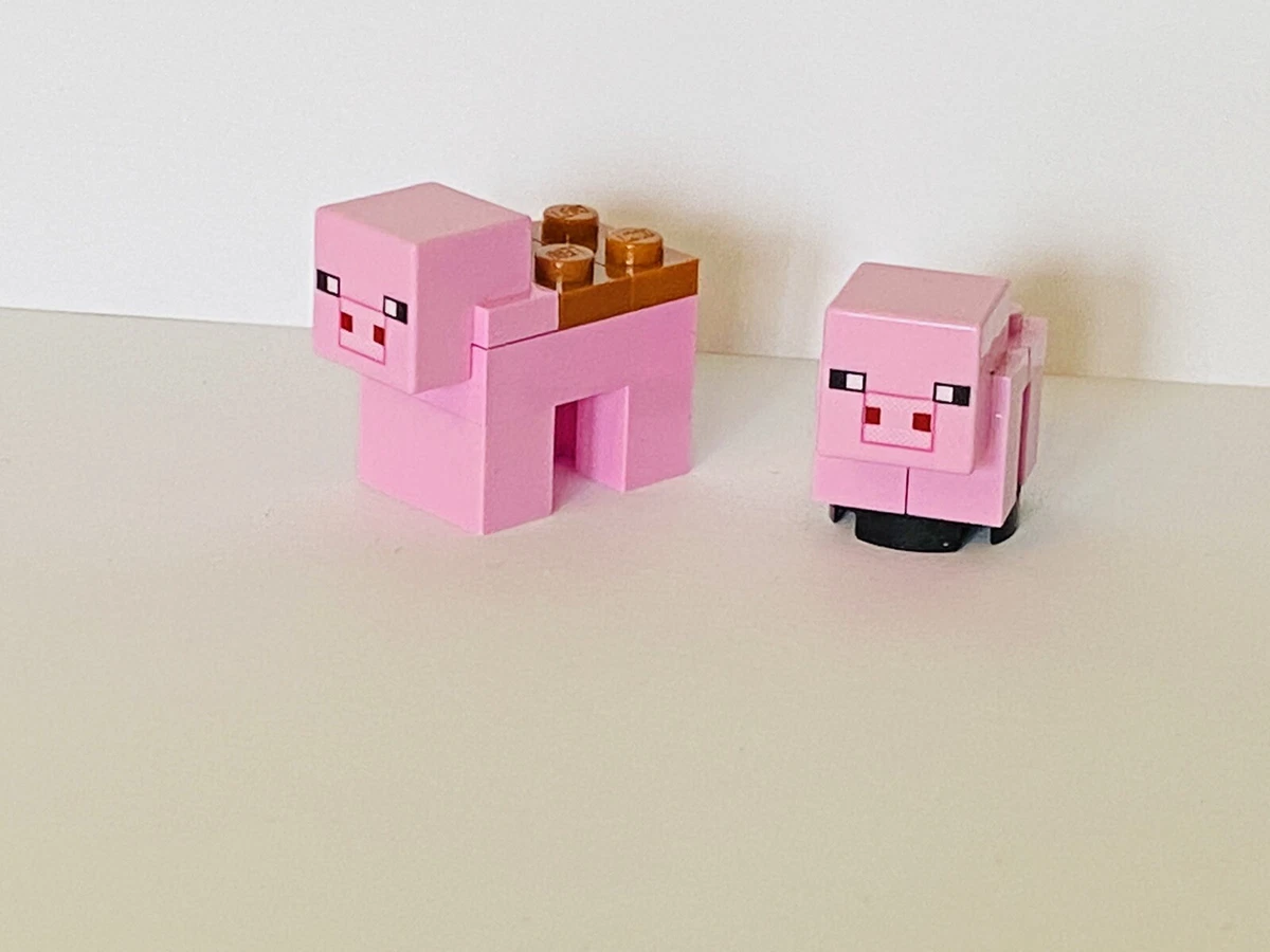 Lego Minecraft Pig Minifigure Pink Piglet Pig 21115 21138