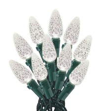 ASHLAND 20 C-6 Battery String Christmas Lights C6 6ft with timer WARM WHITE NEW