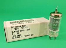 LOT OF 5 GE JAN 6AK6 MILSPEC ELECTRON TUBES      VINTAGE RADIO TV AUDIO 6AK6