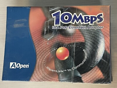 AOpen 10MBPS ISA PnP Ethernet Adapter (Pack of 5)