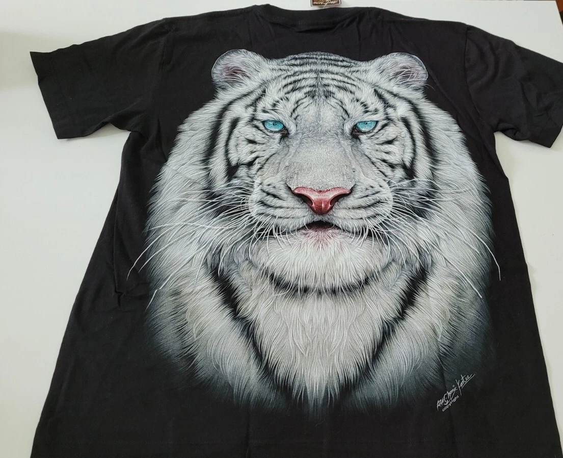 Louis Vuitton white Cotton Printed Tigers Shirt