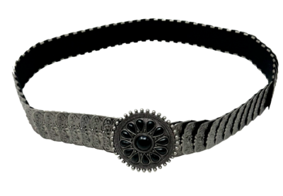 Vintage Oversized Buckle Boho Western Elastic Waist Belt macoking Womens Western Elastic Waist Wide Belt with Fashion  main image 3