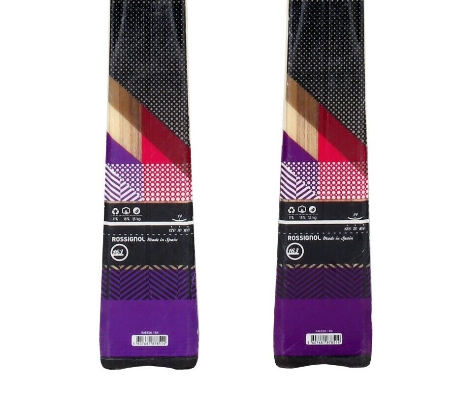 Skis Rossignol UNIQUE 2 - 156 Cm + Fixations - Occasion Homme/femme - Piste