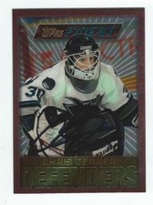 Chris Terreri Signed 1996/97 Topps Finest Card #149