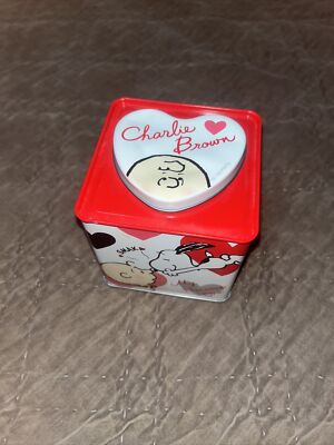 universal studios Japan Tin Charlie Brown Peanuts Empty