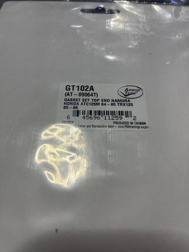 1EA NEW TOP END GASKET SET ATC125M 1984-85 TRX125 1985-86 ARMOR TECH BRAND 212S - Picture 3 of 3