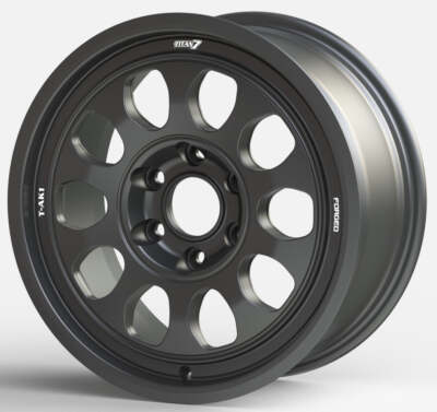 Titan 7 T-AK1 17x7.5 +42 6x130 Black Forged Wheel for Mercedes