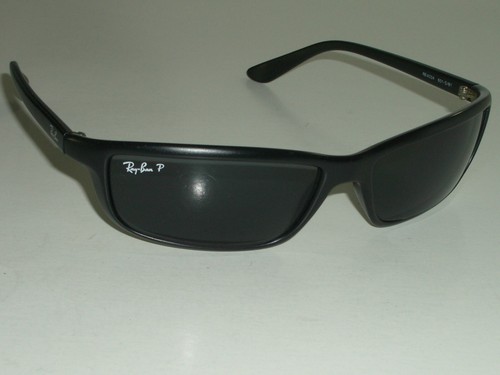 OCCHIALI DA SOLE RAY BAN RB4034 PS17 SPLENDIDI NERI GRIGIASTRI POLARIZZATI PREDATOR WRAPS - Foto 4 di 8