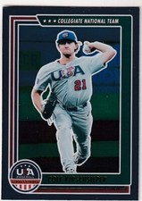 2022 USA BASEBALL SILVER FOIL RC COLE KIRSCHSIEPER ROOKIE STARS & STRIPES #1326