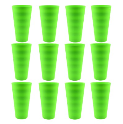Break-Resistant Plastic Cups 18oz, Reusable Design, 34-1135-12 | eBay