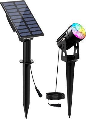 Outdoor LED Spot Lights Color Changing Garden Outdoor Yard Patio Landscape Lamps