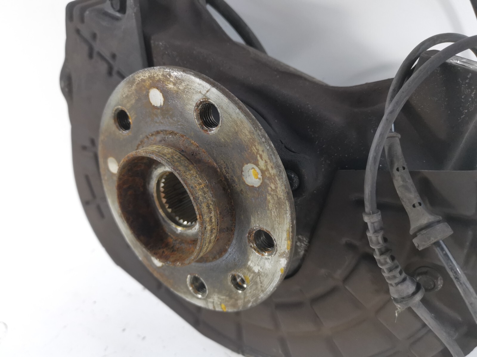 14-19 MASERATI QUATTROPORTE S Q4 FRONT LEFT DRIVER SIDE SPINDLE KNUCKLE HUB